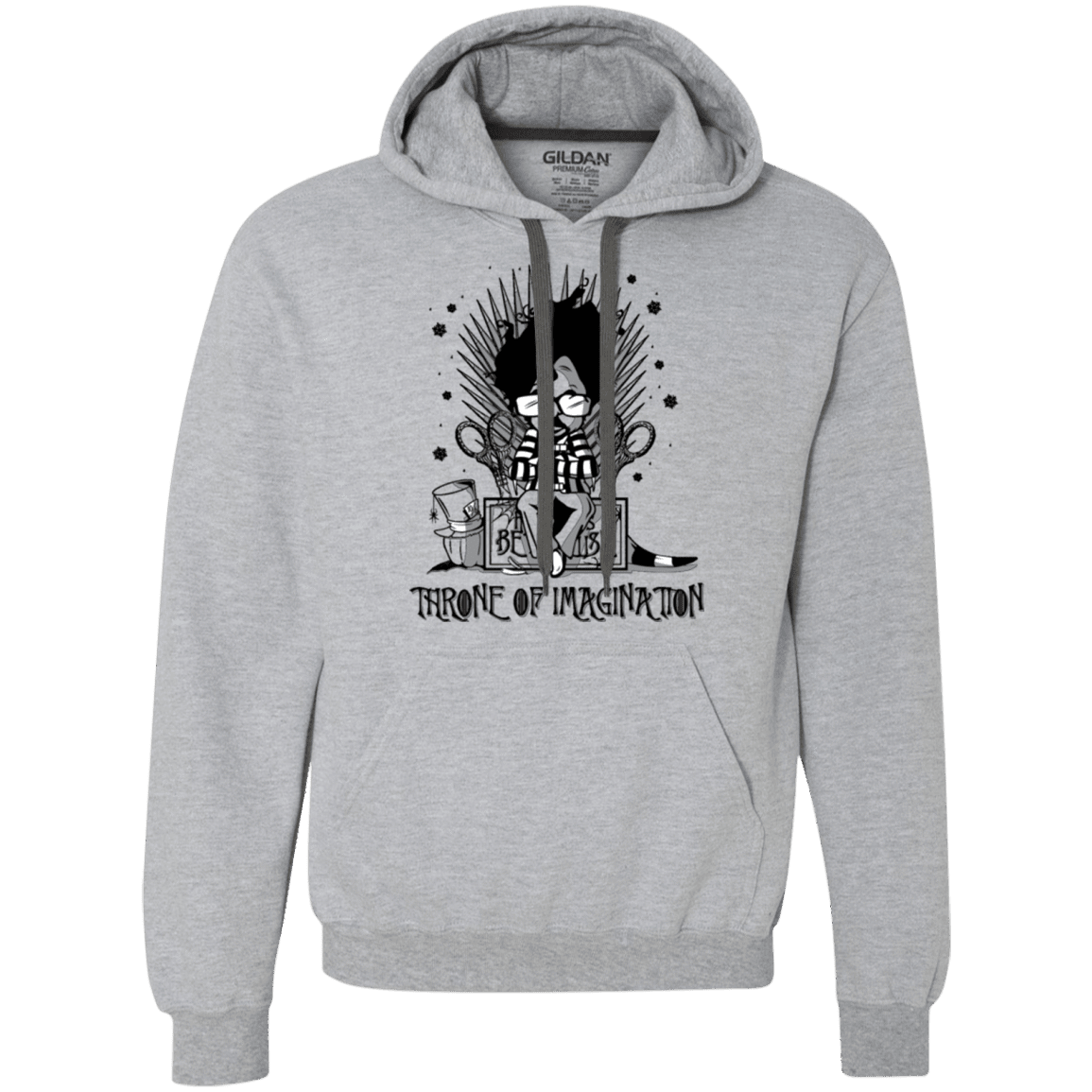 Sweatshirts Sport Grey / Small Burtons Iron Throne Premium Fleece Hoodie