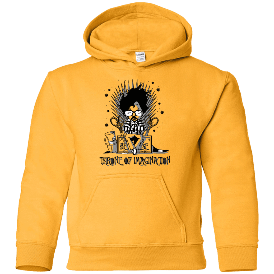Sweatshirts Gold / YS Burtons Iron Throne Youth Hoodie