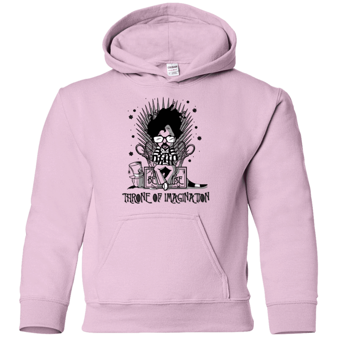 Sweatshirts Light Pink / YS Burtons Iron Throne Youth Hoodie
