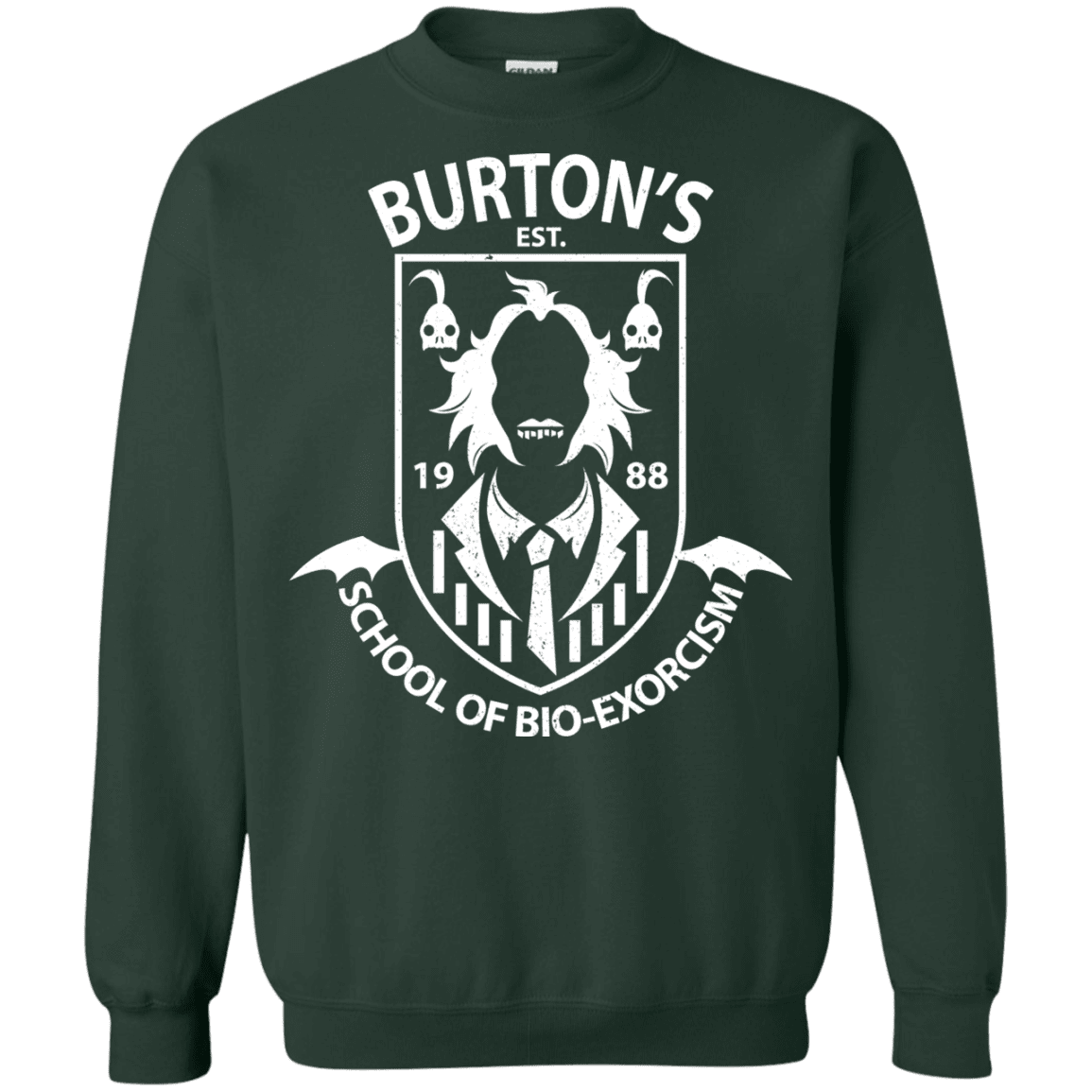 Sweatshirts Forest Green / Small Burtons School of Bio Exorcism Crewneck Sweatshirt