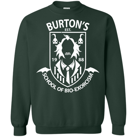 Sweatshirts Forest Green / Small Burtons School of Bio Exorcism Crewneck Sweatshirt