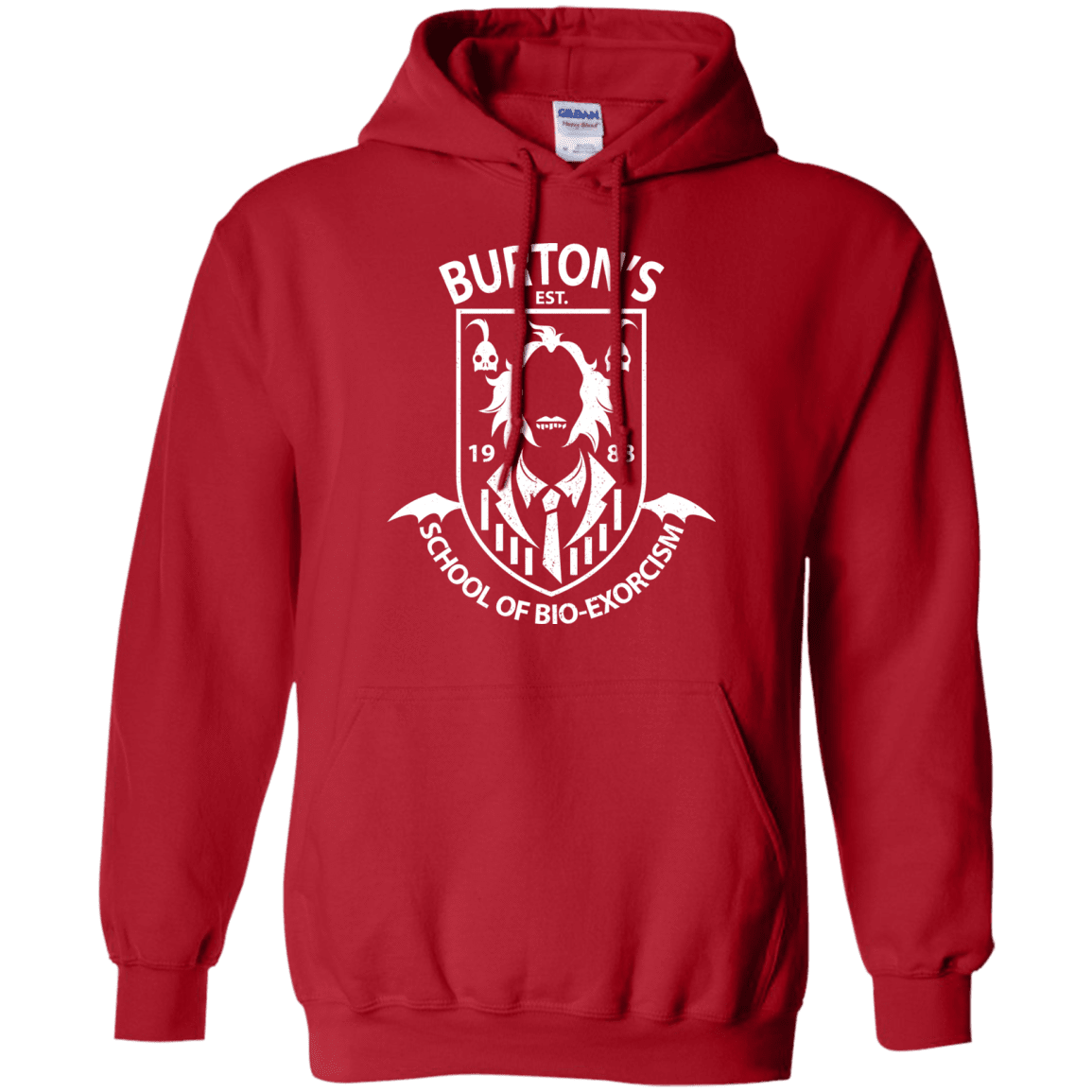 Sweatshirts Red / Small Burtons School of Bio Exorcism Pullover Hoodie