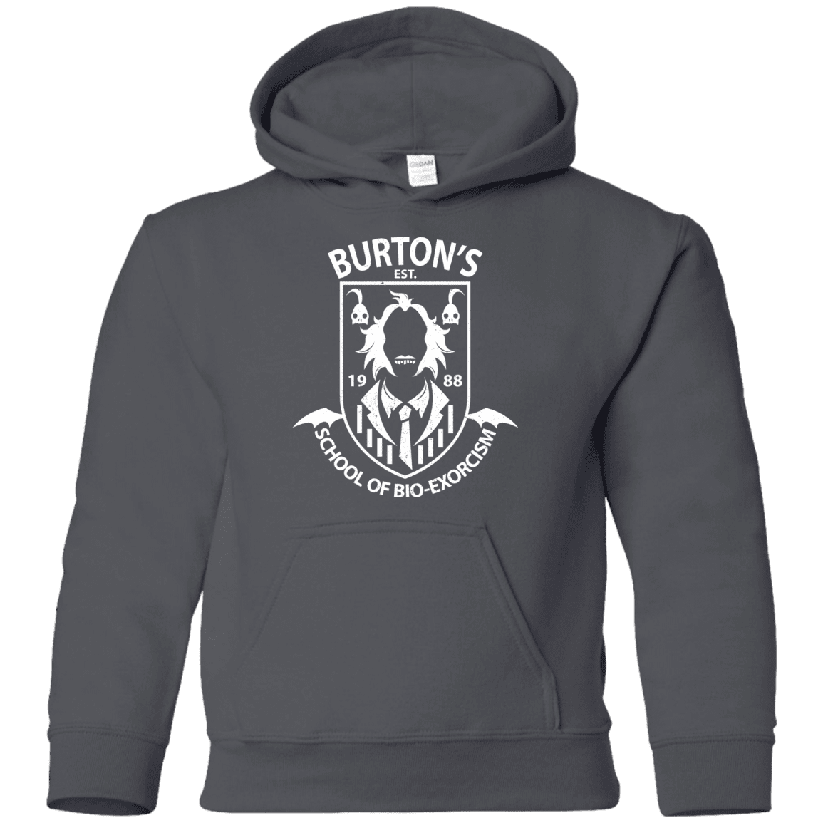 Sweatshirts Charcoal / YS Burtons School of Bio Exorcism Youth Hoodie