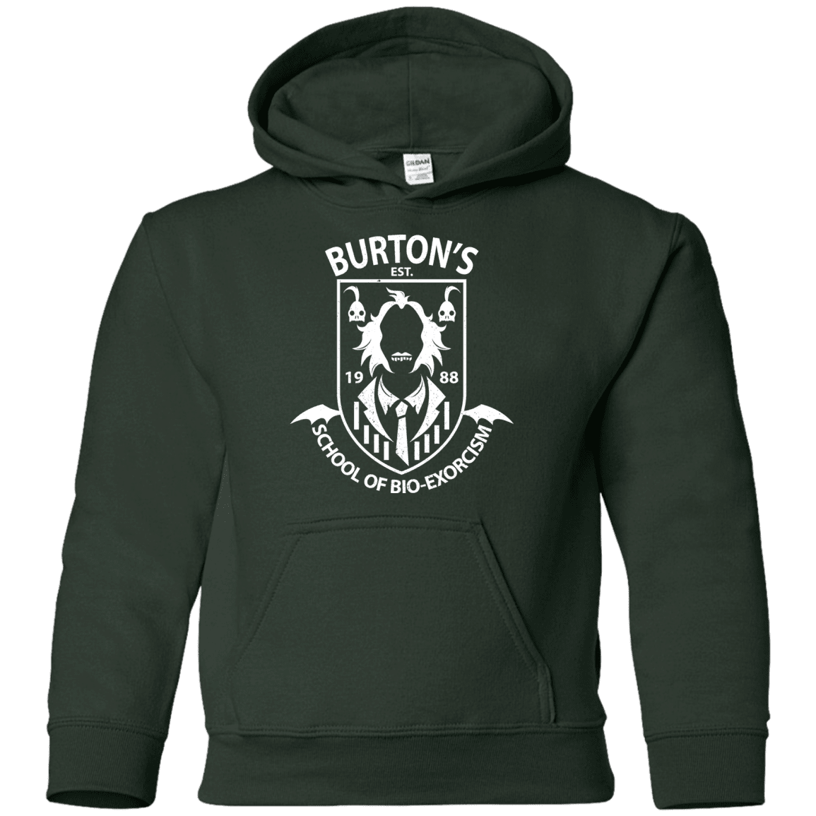 Sweatshirts Forest Green / YS Burtons School of Bio Exorcism Youth Hoodie