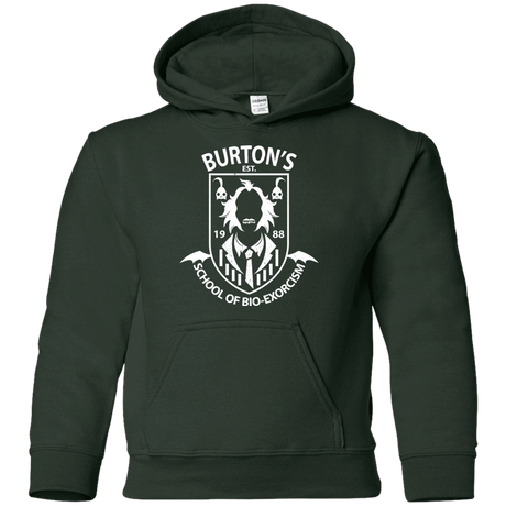 Sweatshirts Forest Green / YS Burtons School of Bio Exorcism Youth Hoodie