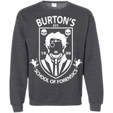 Sweatshirts Dark Heather / Small Burtons School of Forensics Crewneck Sweatshirt