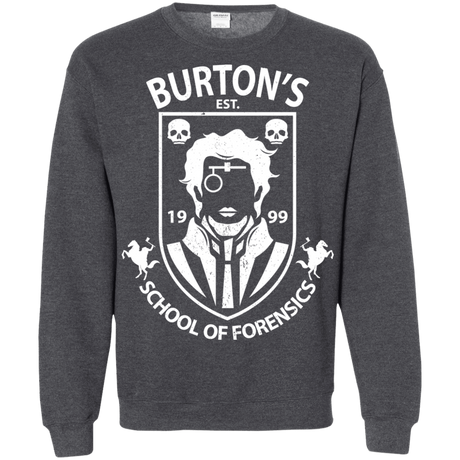 Sweatshirts Dark Heather / Small Burtons School of Forensics Crewneck Sweatshirt