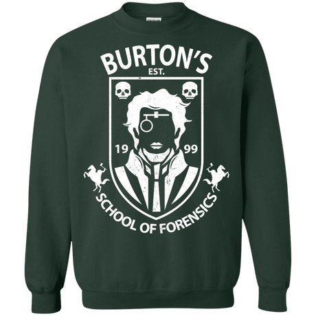 Sweatshirts Forest Green / Small Burtons School of Forensics Crewneck Sweatshirt