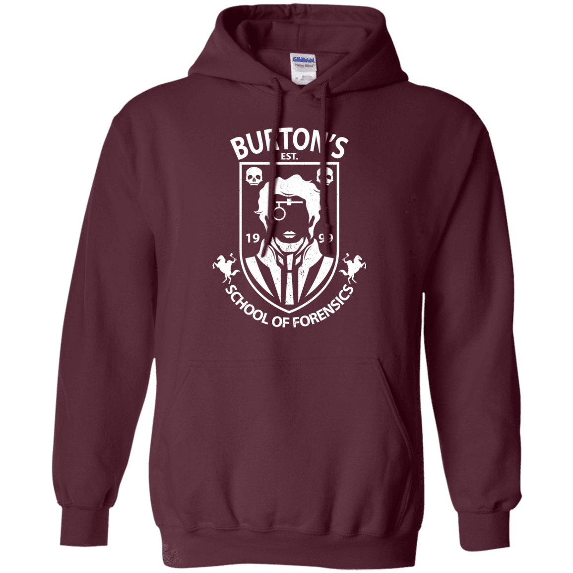 Sweatshirts Maroon / Small Burtons School of Forensics Pullover Hoodie