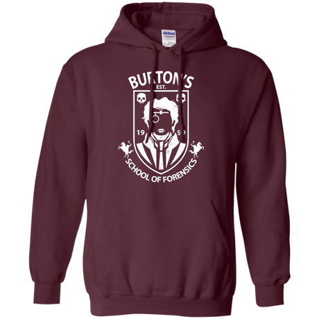 Sweatshirts Maroon / Small Burtons School of Forensics Pullover Hoodie