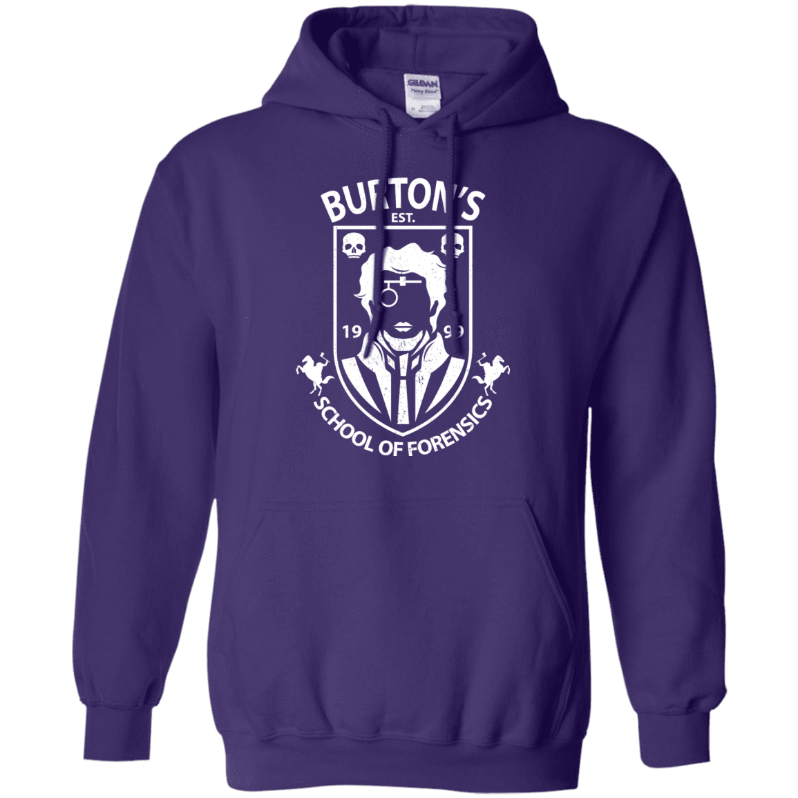 Sweatshirts Purple / Small Burtons School of Forensics Pullover Hoodie