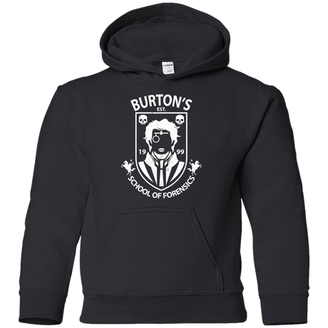 Sweatshirts Black / YS Burtons School of Forensics Youth Hoodie