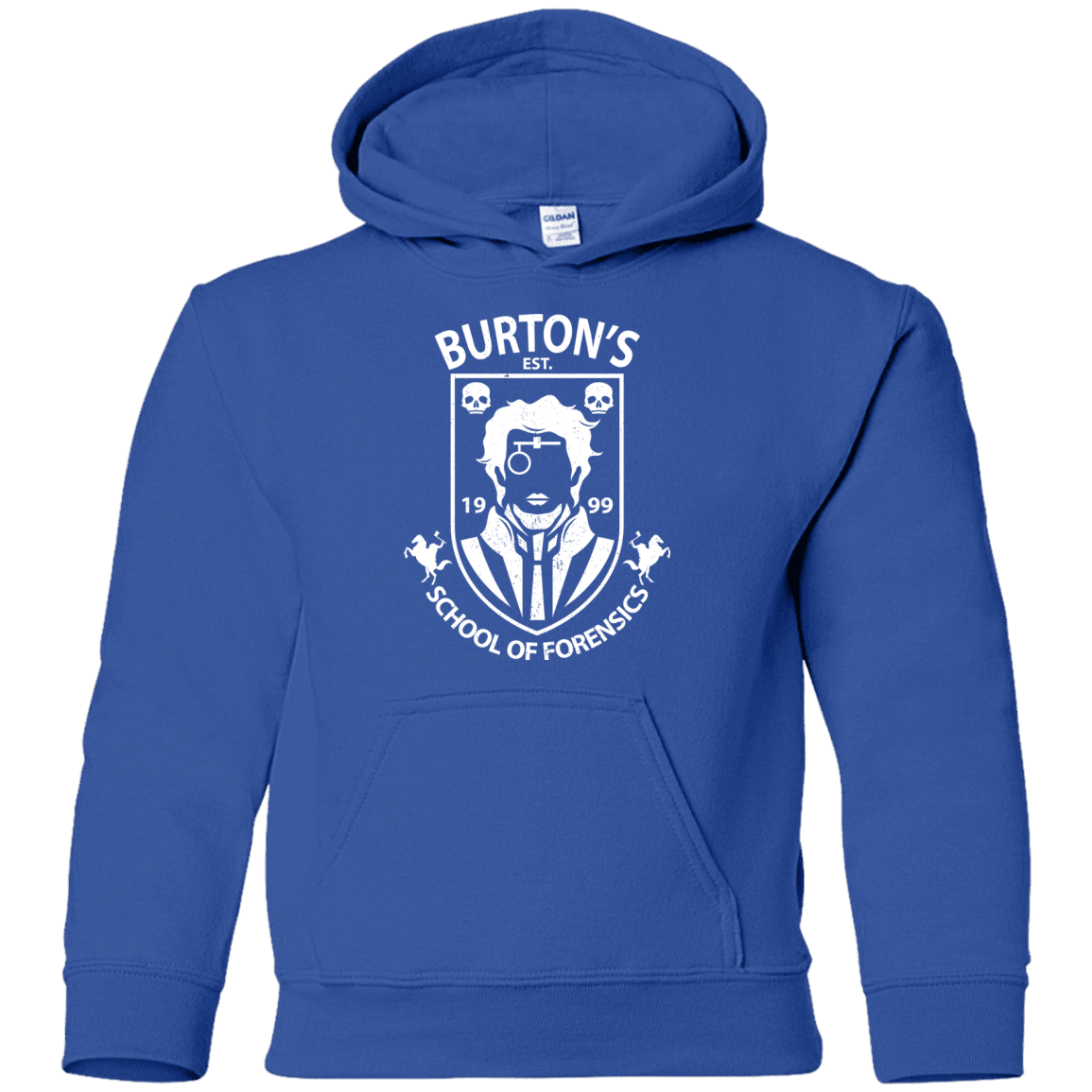 Sweatshirts Royal / YS Burtons School of Forensics Youth Hoodie