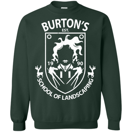 Sweatshirts Forest Green / Small Burtons School of Landscaping Crewneck Sweatshirt