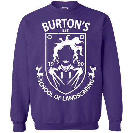 Sweatshirts Purple / Small Burtons School of Landscaping Crewneck Sweatshirt