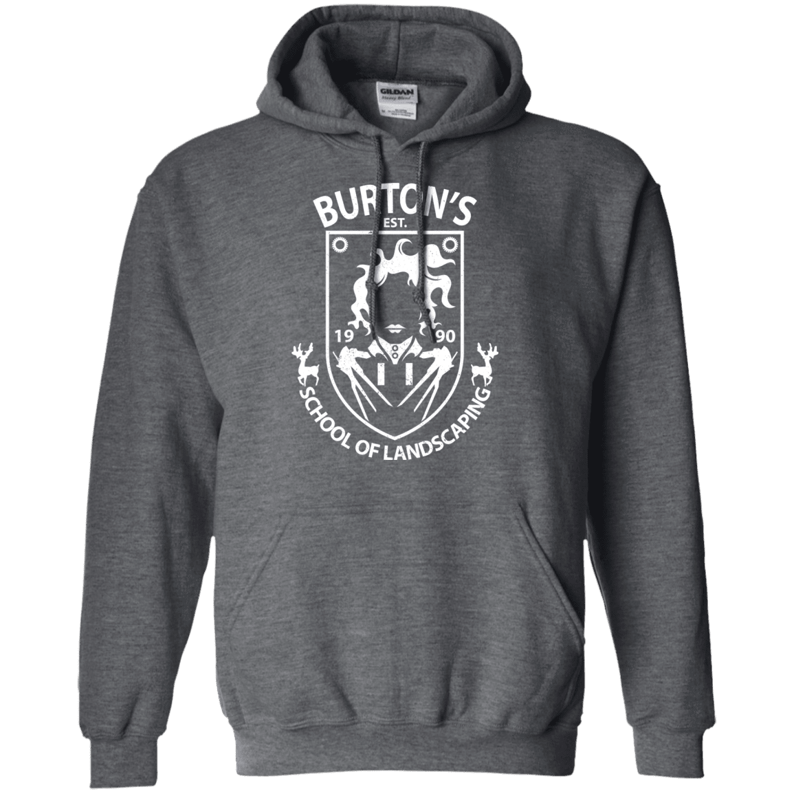 Sweatshirts Dark Heather / Small Burtons School of Landscaping Pullover Hoodie