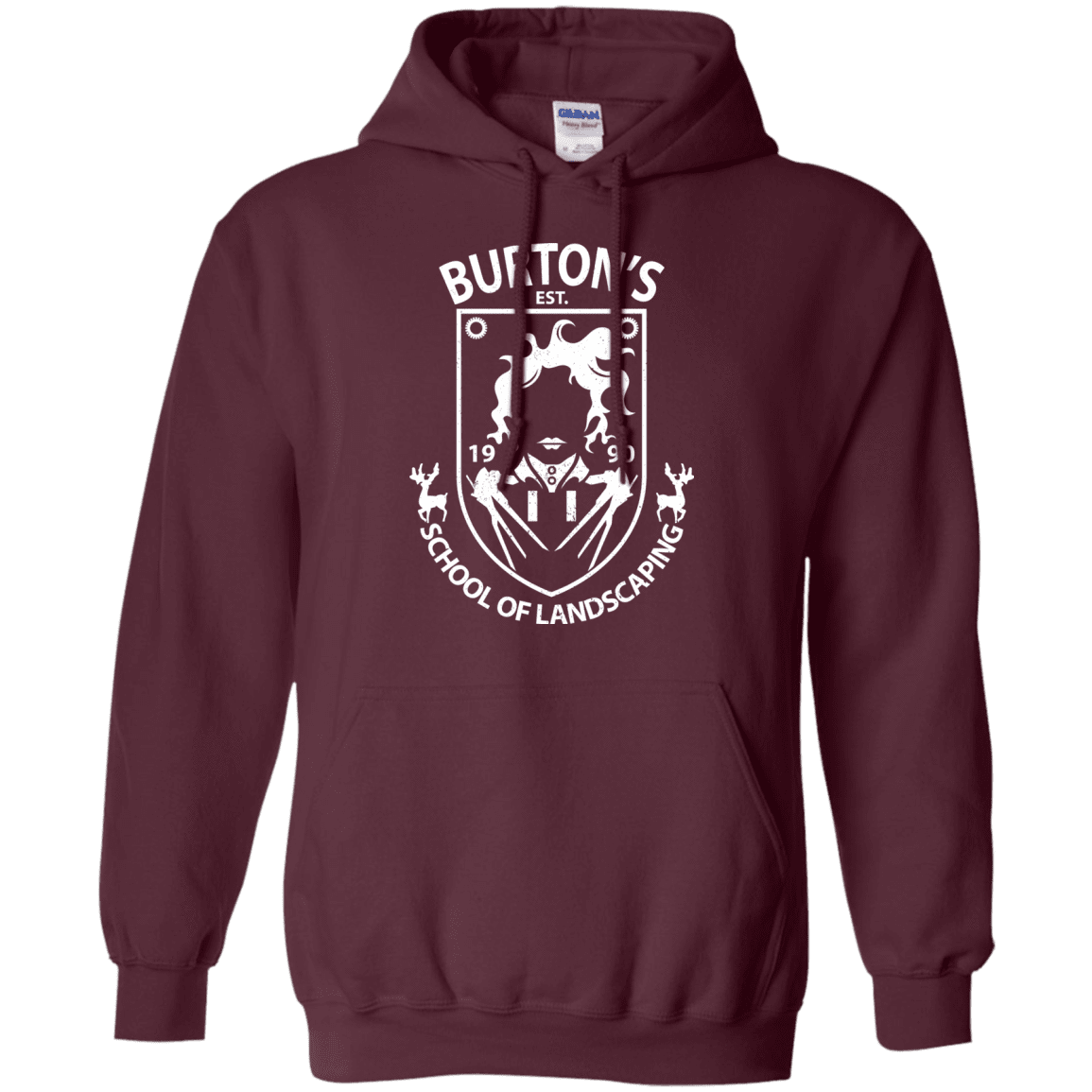 Sweatshirts Maroon / Small Burtons School of Landscaping Pullover Hoodie