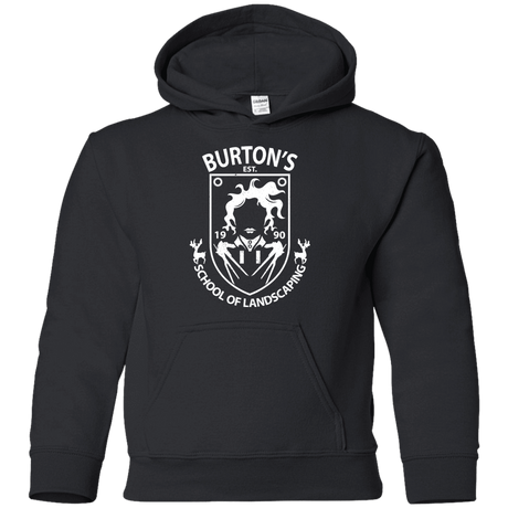 Sweatshirts Black / YS Burtons School of Landscaping Youth Hoodie