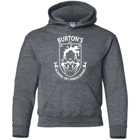 Sweatshirts Dark Heather / YS Burtons School of Landscaping Youth Hoodie