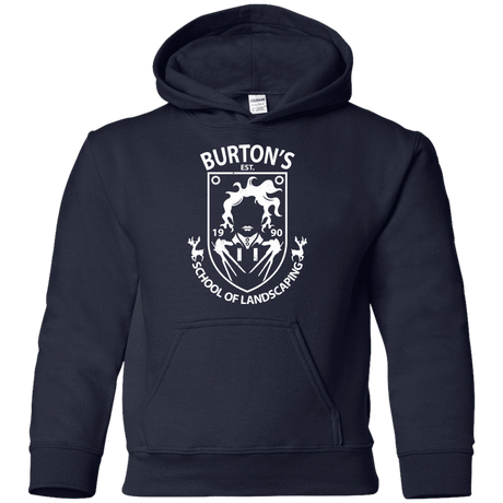 Sweatshirts Navy / YS Burtons School of Landscaping Youth Hoodie