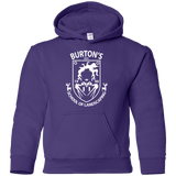 Sweatshirts Purple / YS Burtons School of Landscaping Youth Hoodie