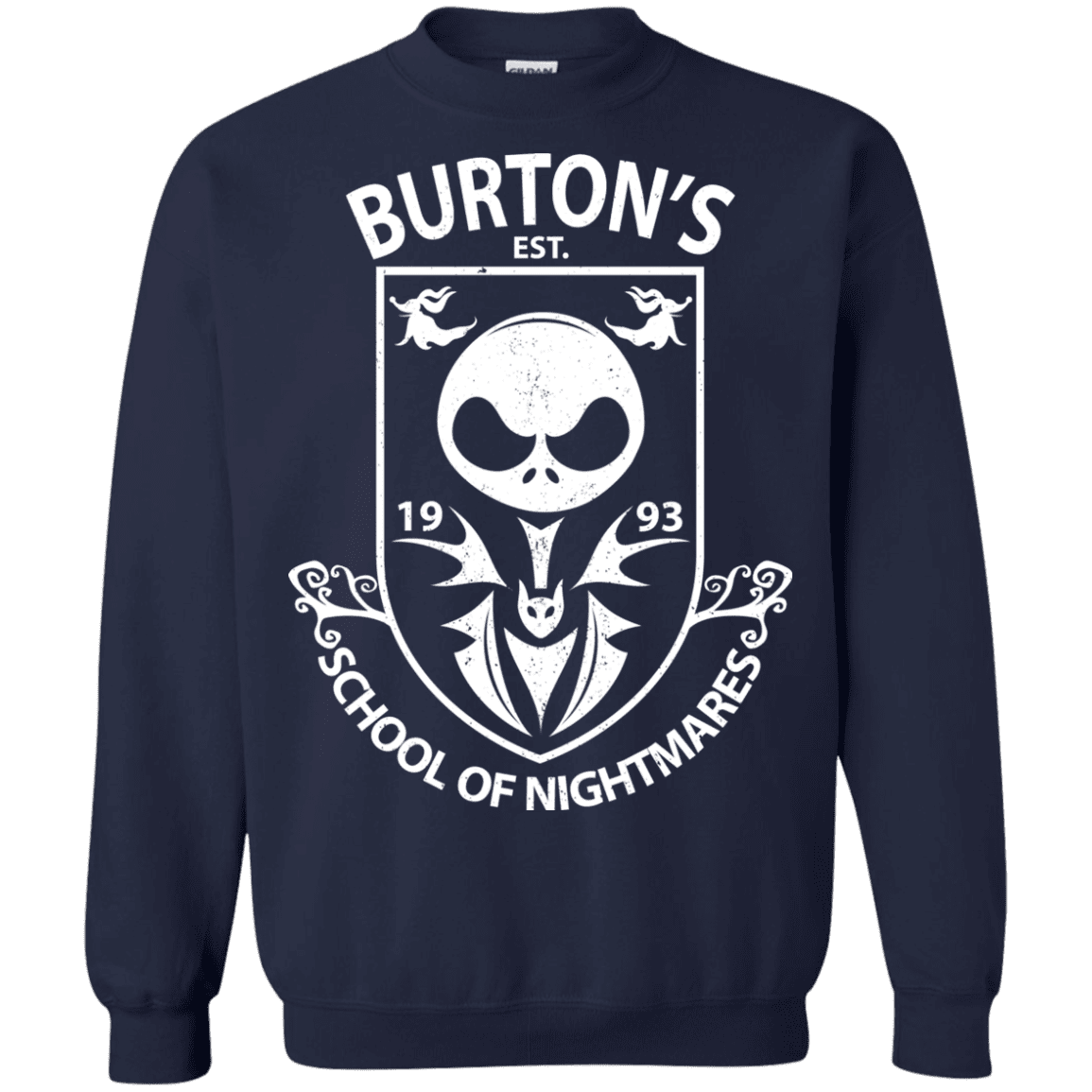 Sweatshirts Navy / Small Burtons School of Nightmares Crewneck Sweatshirt