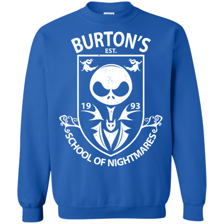 Sweatshirts Royal / Small Burtons School of Nightmares Crewneck Sweatshirt