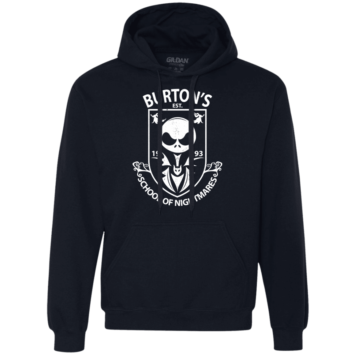 Sweatshirts Navy / Small Burtons School of Nightmares Premium Fleece Hoodie