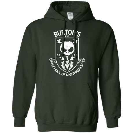 Sweatshirts Forest Green / Small Burtons School of Nightmares Pullover Hoodie