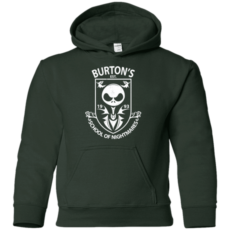 Sweatshirts Forest Green / YS Burtons School of Nightmares Youth Hoodie