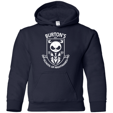 Sweatshirts Navy / YS Burtons School of Nightmares Youth Hoodie