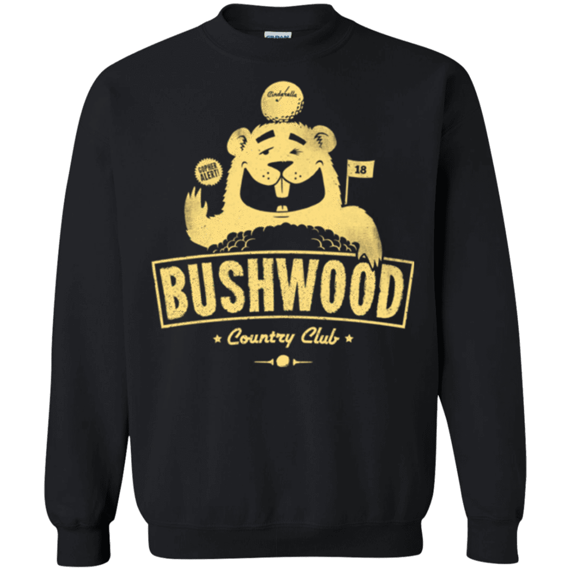 Sweatshirts Black / Small Bushwood Crewneck Sweatshirt