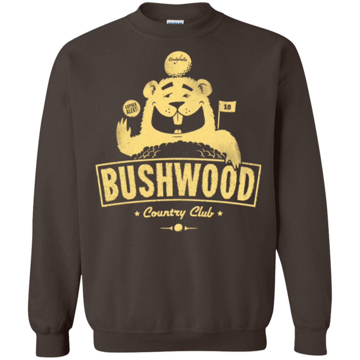 Sweatshirts Dark Chocolate / Small Bushwood Crewneck Sweatshirt