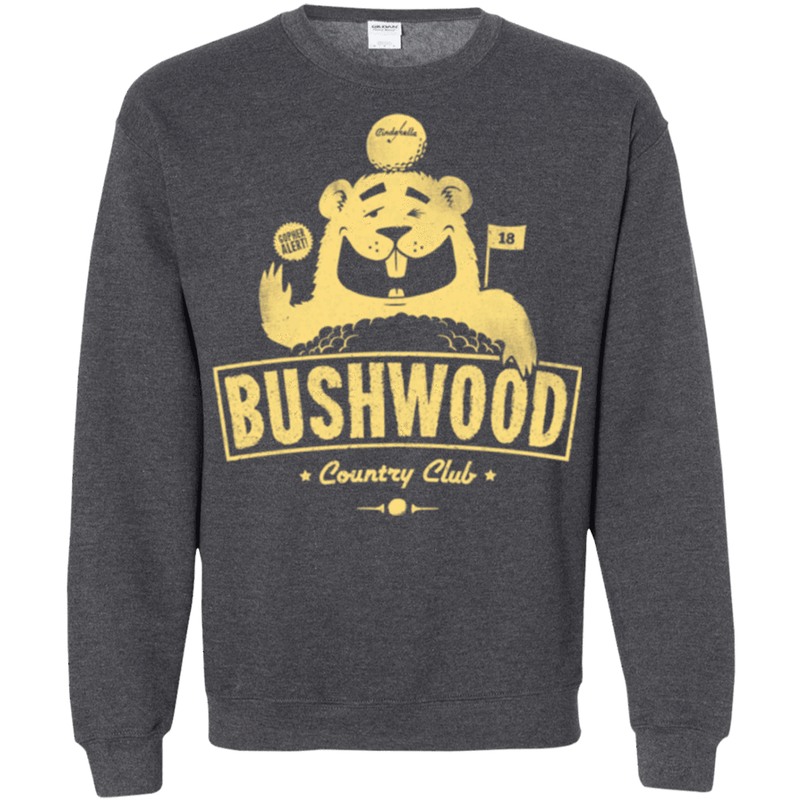 Sweatshirts Dark Heather / Small Bushwood Crewneck Sweatshirt