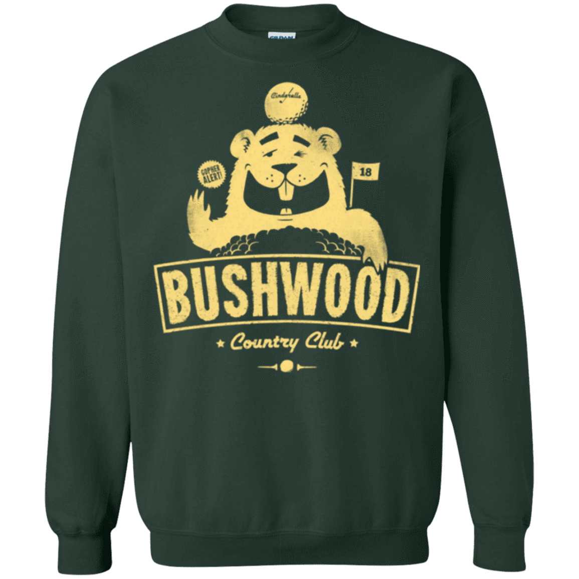 Sweatshirts Forest Green / Small Bushwood Crewneck Sweatshirt