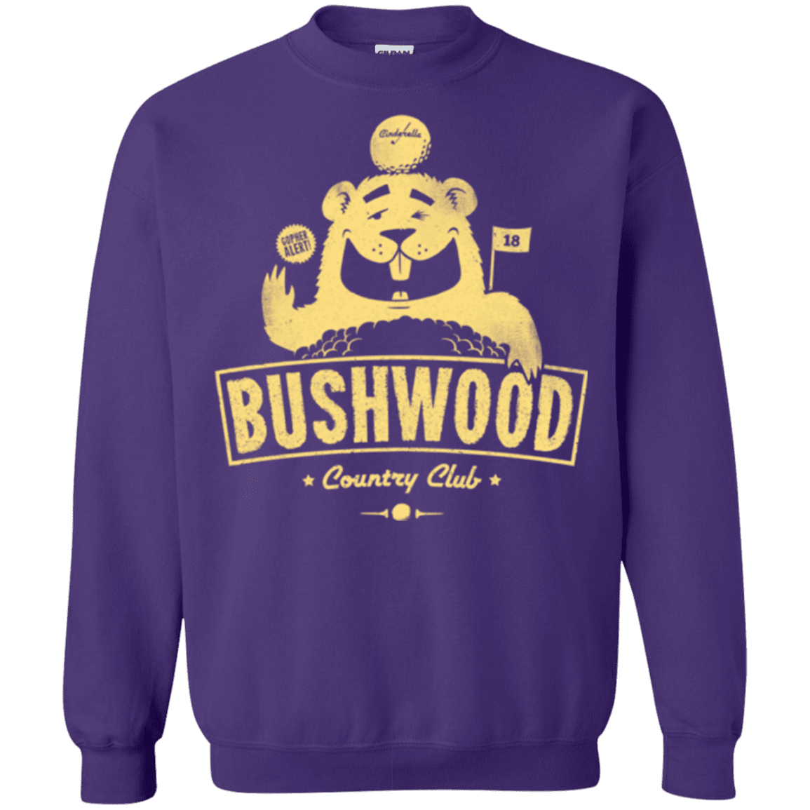 Sweatshirts Purple / Small Bushwood Crewneck Sweatshirt