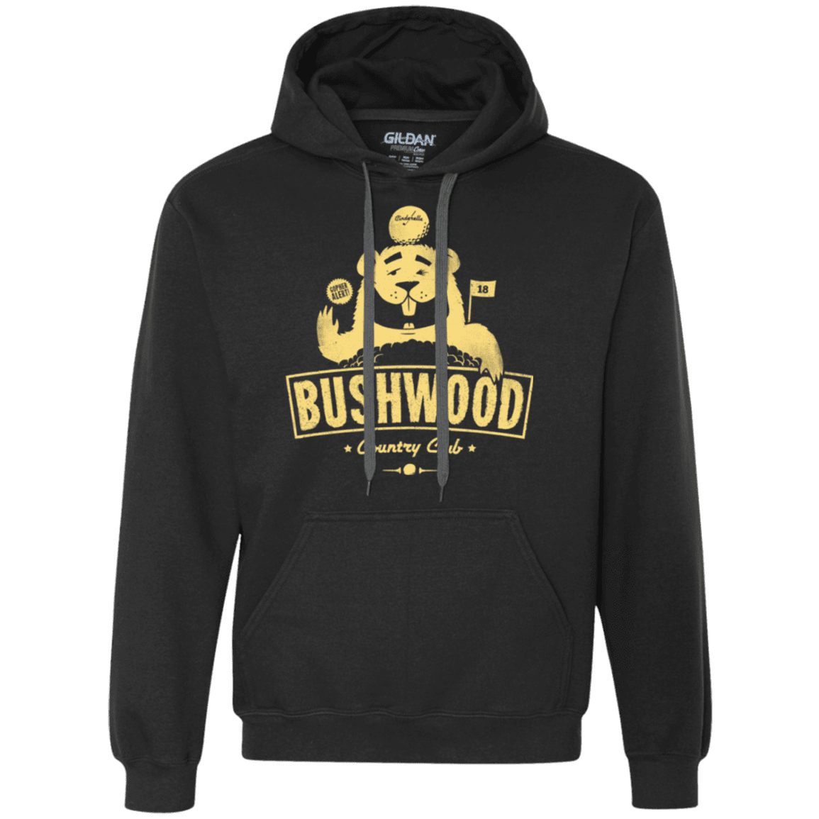 Sweatshirts Black / Small Bushwood Premium Fleece Hoodie