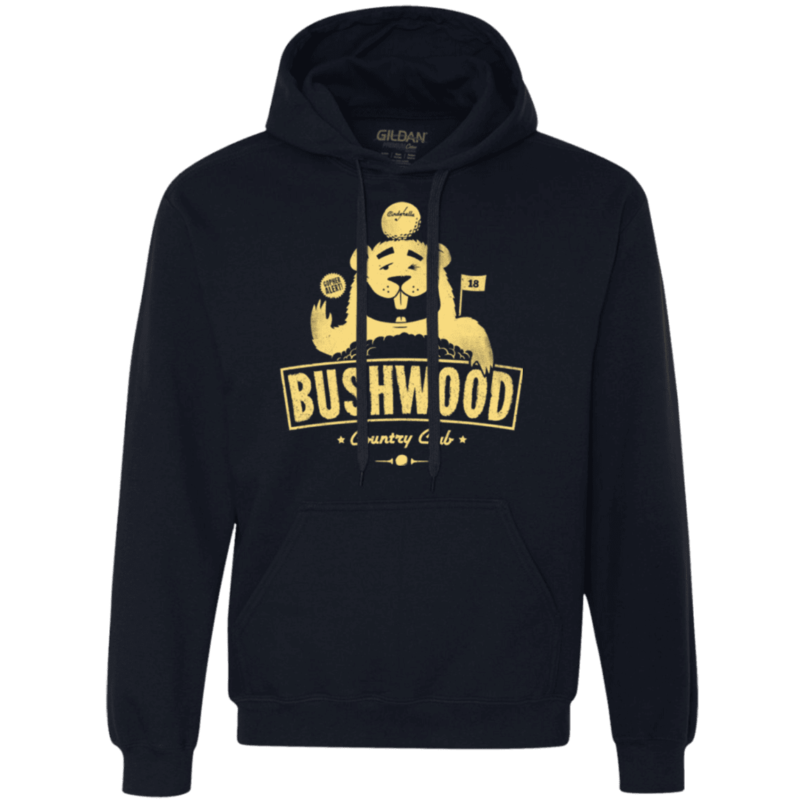 Sweatshirts Navy / Small Bushwood Premium Fleece Hoodie