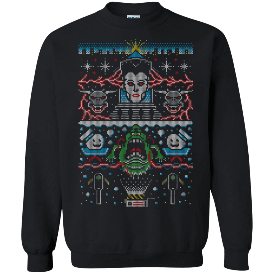 Sweatshirts Black / Small Bustin Christmas Crewneck Sweatshirt