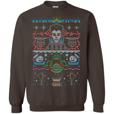 Sweatshirts Dark Chocolate / Small Bustin Christmas Crewneck Sweatshirt