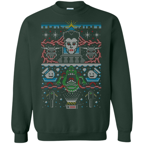 Sweatshirts Forest Green / Small Bustin Christmas Crewneck Sweatshirt