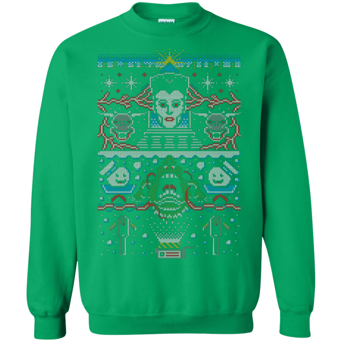 Sweatshirts Irish Green / Small Bustin Christmas Crewneck Sweatshirt