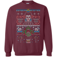 Sweatshirts Maroon / Small Bustin Christmas Crewneck Sweatshirt