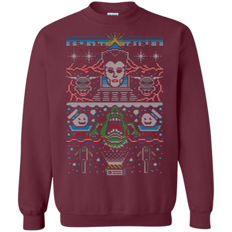 Sweatshirts Maroon / Small Bustin Christmas Crewneck Sweatshirt