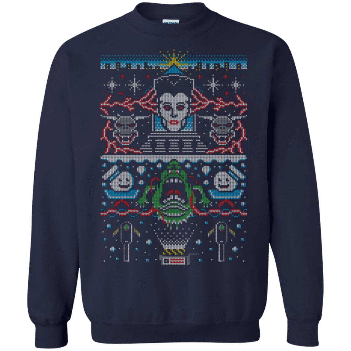 Sweatshirts Navy / Small Bustin Christmas Crewneck Sweatshirt