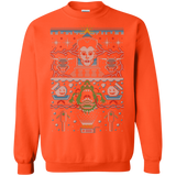 Sweatshirts Orange / Small Bustin Christmas Crewneck Sweatshirt