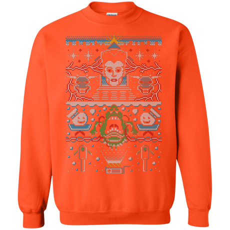 Sweatshirts Orange / Small Bustin Christmas Crewneck Sweatshirt