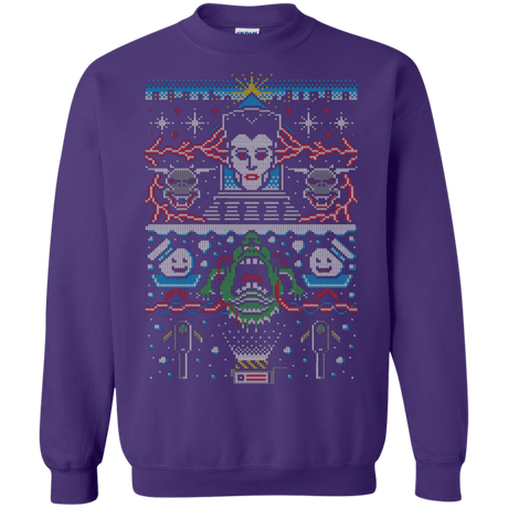 Sweatshirts Purple / Small Bustin Christmas Crewneck Sweatshirt