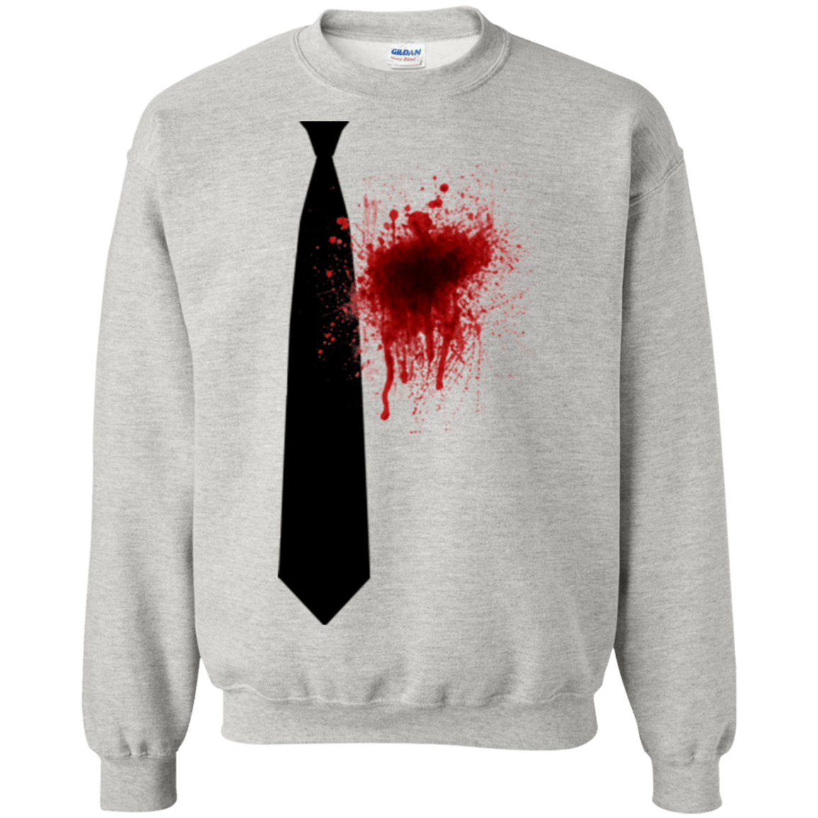 Sweatshirts Ash / Small Butcher tie Crewneck Sweatshirt