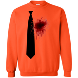 Sweatshirts Orange / Small Butcher tie Crewneck Sweatshirt